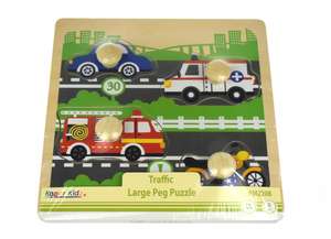 Traffic Large Peg Puzzle