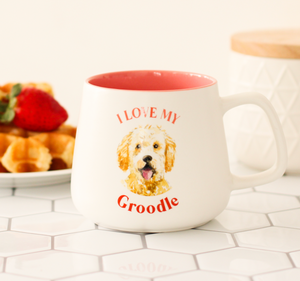 I Love My Groodle Mug