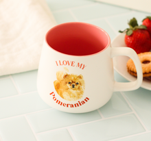 Load image into Gallery viewer, I Love My Pomeranian Mug
