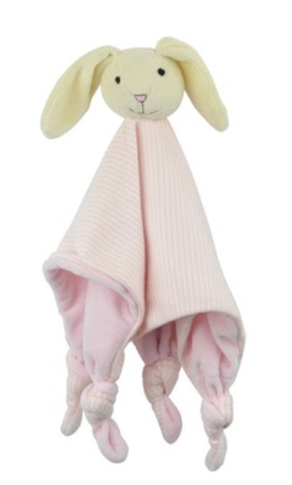 Pink Stripe Jo Jo Bunny Rattle