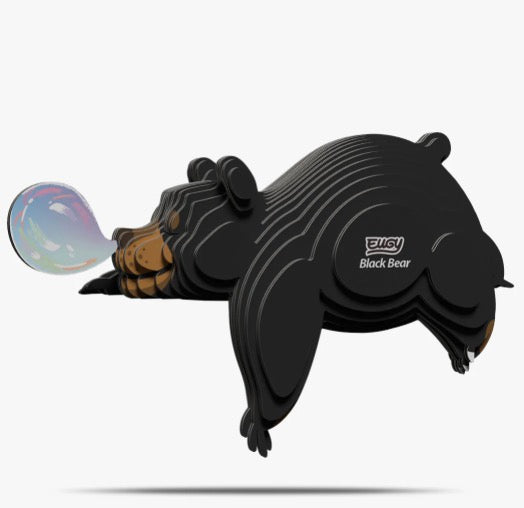 Eugy Black Bear 3d Puzzle