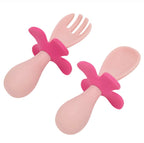 Flower Fork And Spoon Assorted Colour