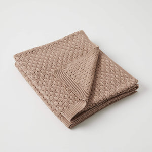 Knitted Throw Liberty Pink