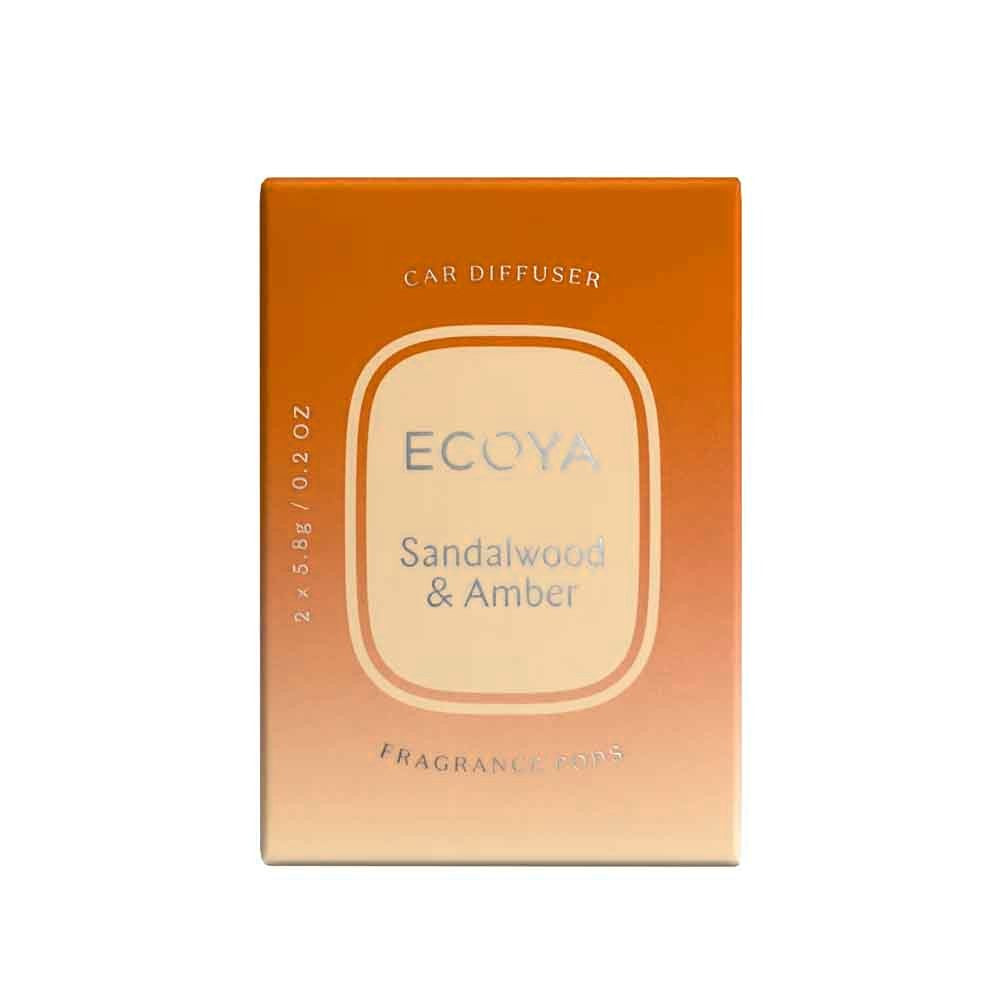 Ecoya Car Diffuser Fragrance Pod Sandalwood & Amber