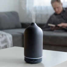 Load image into Gallery viewer, Black Stone Ultrasonic Oil Diffuser
