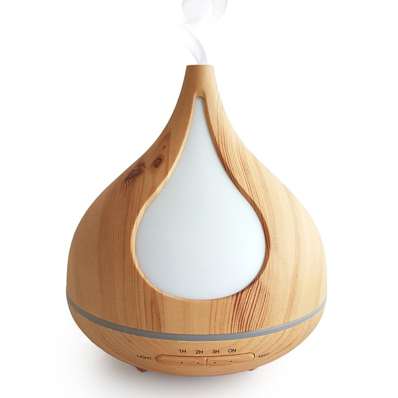 Light Wood Grain Ultrasonic Oil Diffuser