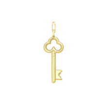 Load image into Gallery viewer, 9K Y Gold Key Pendant
