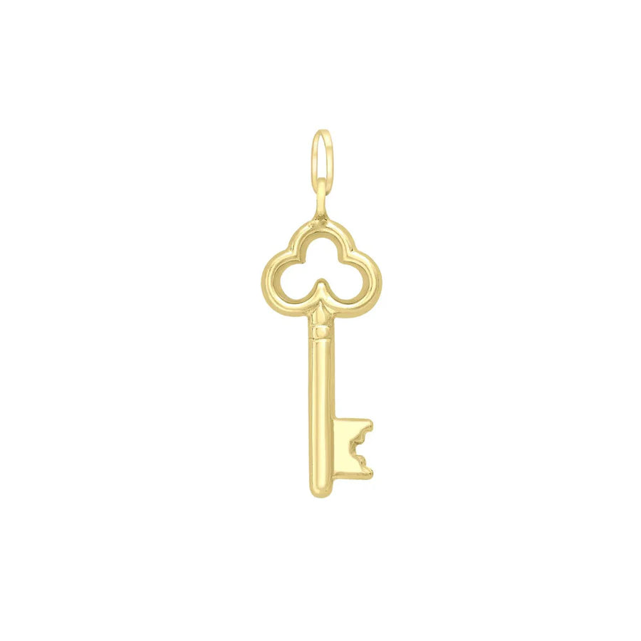 9K Y Gold Key Pendant