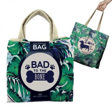 Load image into Gallery viewer, Bad To The Bone Reusable Shopping Bag
