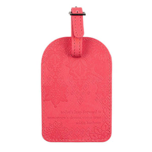 Coral Crush Luggage Tag