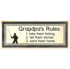 Grandpa's Rules Sign
