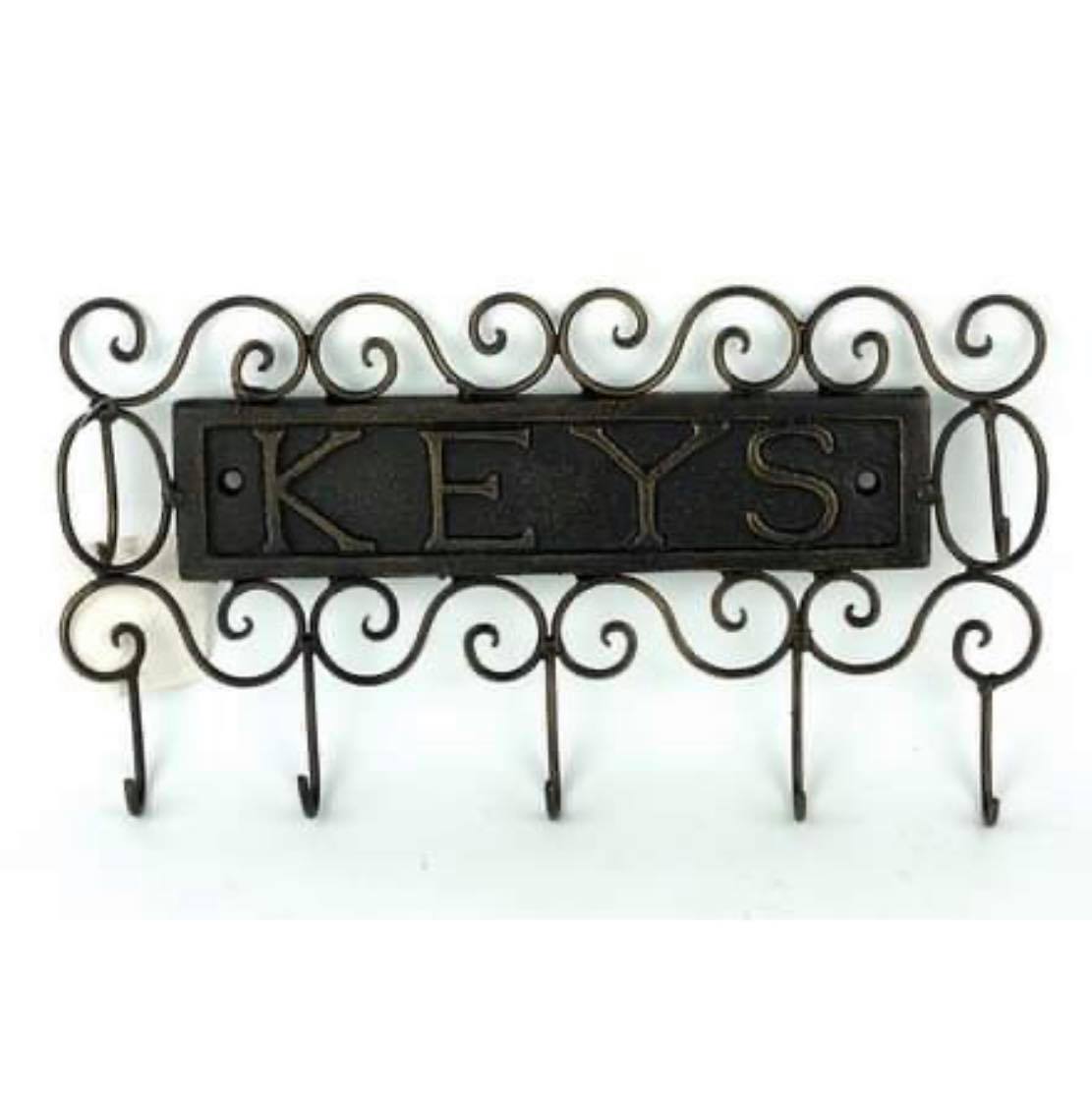 Ornamental Wall Key Holder (n/b)