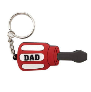 Dad Screw Driver Key Chain