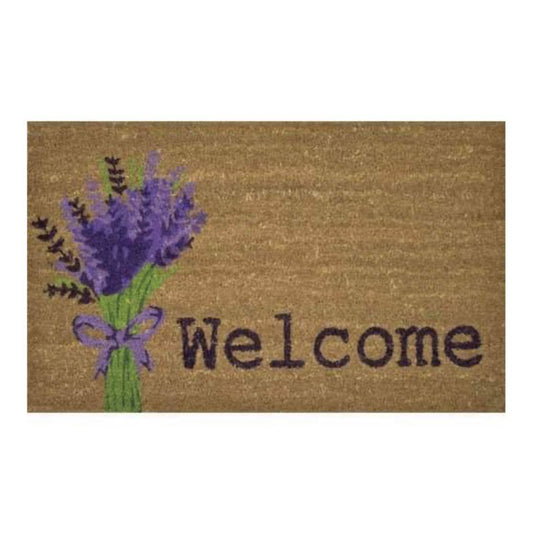 Welcome Lavender Doormat