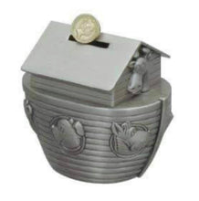 Load image into Gallery viewer, Noah&#39;s Ark Pewter Money Box
