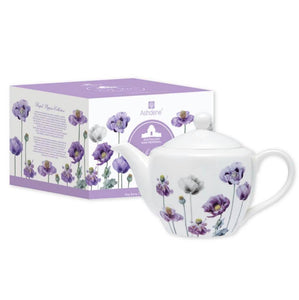 Purple Poppies AWM Infuser Teapot