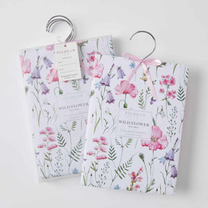 Wild Flower Scented Hanging Sachets S/4