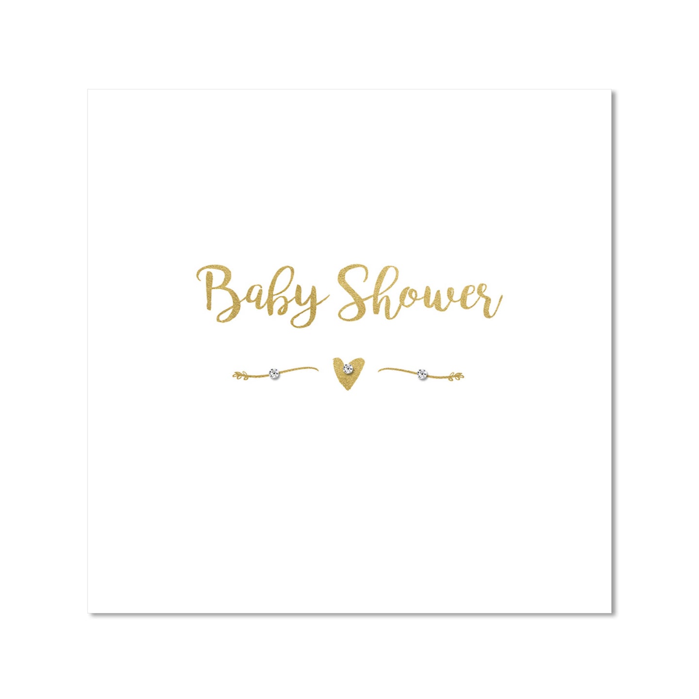 Card - Baby Shower (Gold)