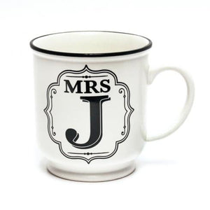 Alphabet Mugs - Mrs J