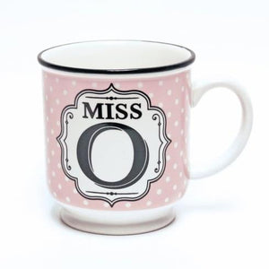 Alphabet Mugs - Miss O