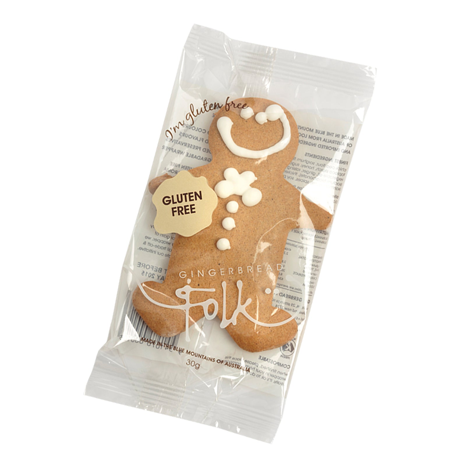 Gingerbread Folk Gingerbread Man-Gluten Free