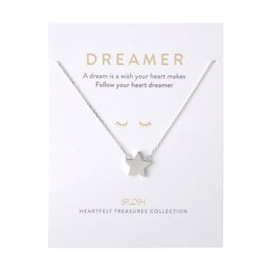 Heartfelt Dreamer Sterling Silver Necklace