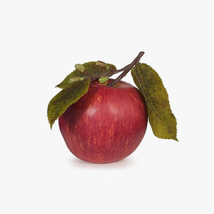 Red Apple With Stem - 8cm