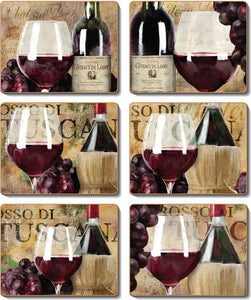 Old World Wine S/6 Placemats