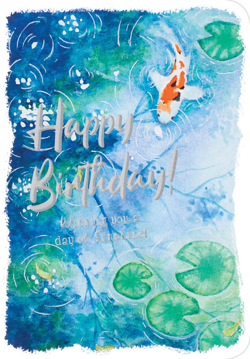 Card - Happy Birthday A Day Of Sunshine (Morning Star)