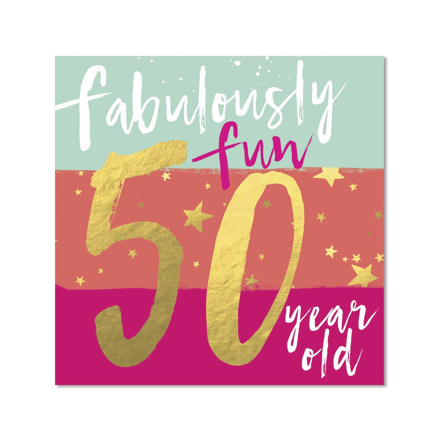 Card - Fabulously Fun 50 Year Old (Blush)