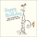 Twigseed Card - Happy Birthday Here's To Another Trip Around The Sun