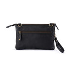 Weaved Crossbody Phone Bag - Black