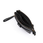 Weaved Crossbody Phone Bag - Black