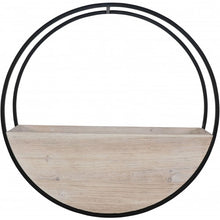 Load image into Gallery viewer, Full Circle White Wash Wall Planter Large
