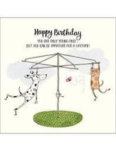 Load image into Gallery viewer, Twigseed Card - Happy Birthday You Are Only Young Once
