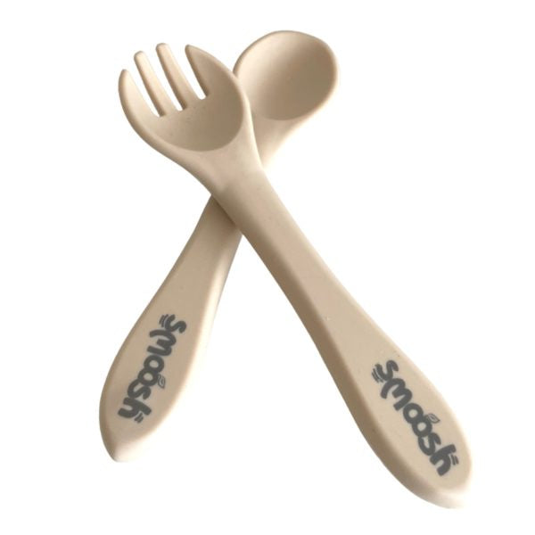 Smoosh Latte Fork and Spoon Set