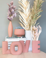 Load image into Gallery viewer, Erina LOVE Letter Vase Pink H 15x51cm
