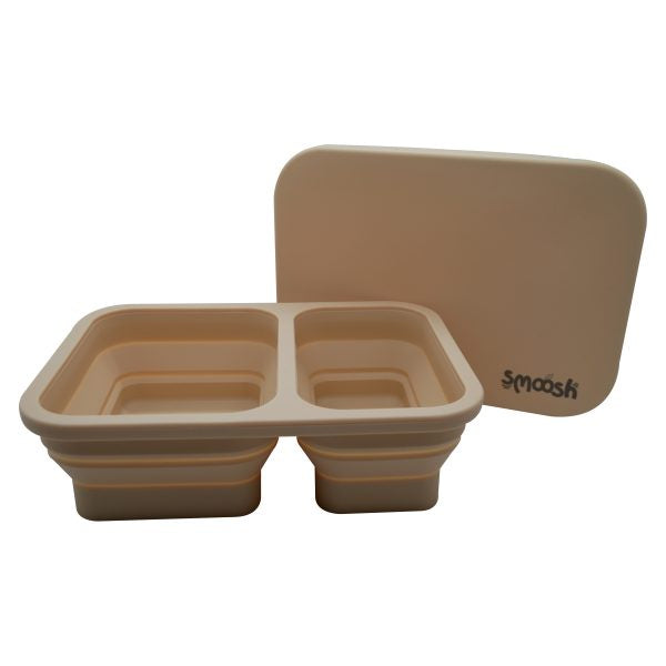Smoosh Latte Silicone Collapsible Lunch Box