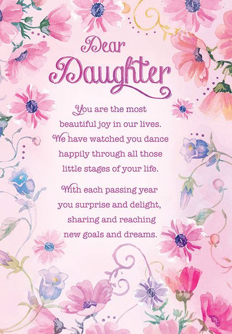 Card - Dear Daughter (Heart & Soul)