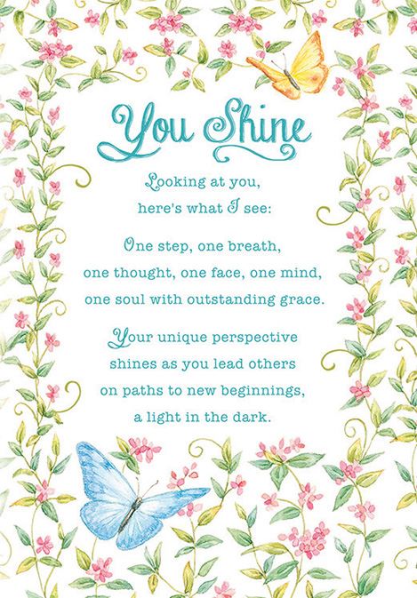 Card - You Shine (Heart & Soul)