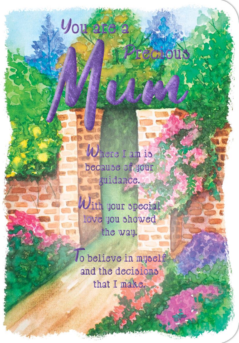 Card - You Are A Precious Mum (Morning Star)