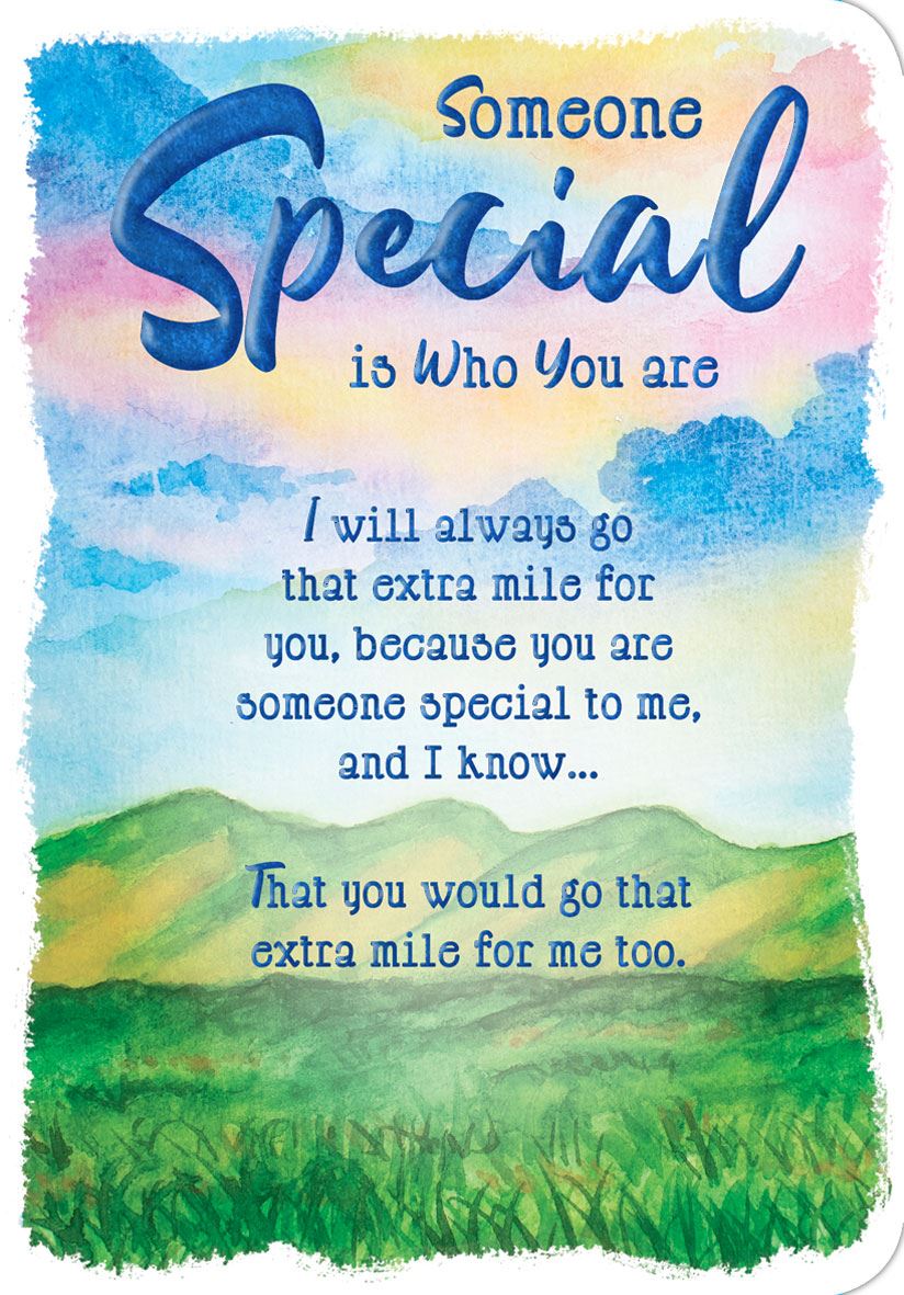 Card - Someone Special Is Who You Are (Morning Star)