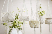 Load image into Gallery viewer, Hanging Macramé Bowl Stem Low
