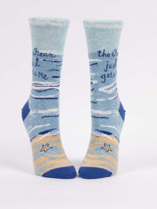 Women's Crew Socks - Ocean Gets Me