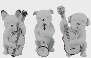 Musical Dogs - White S/3
