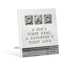 Load image into Gallery viewer, Fathers Day Hero Sentiment Plaque
