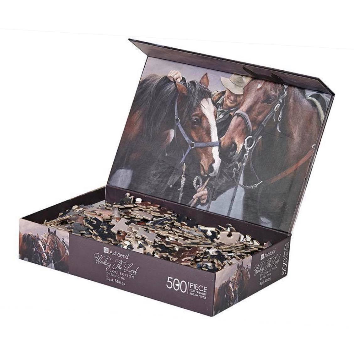 Working The Land Best Mates 500 Piece Jigsaw Puzzle
