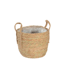 Load image into Gallery viewer, Rhea Set of 3 Seagrass Baskets with Handles
