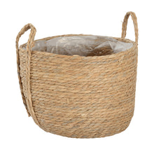 Load image into Gallery viewer, Rhea Set of 3 Seagrass Baskets with Handles

