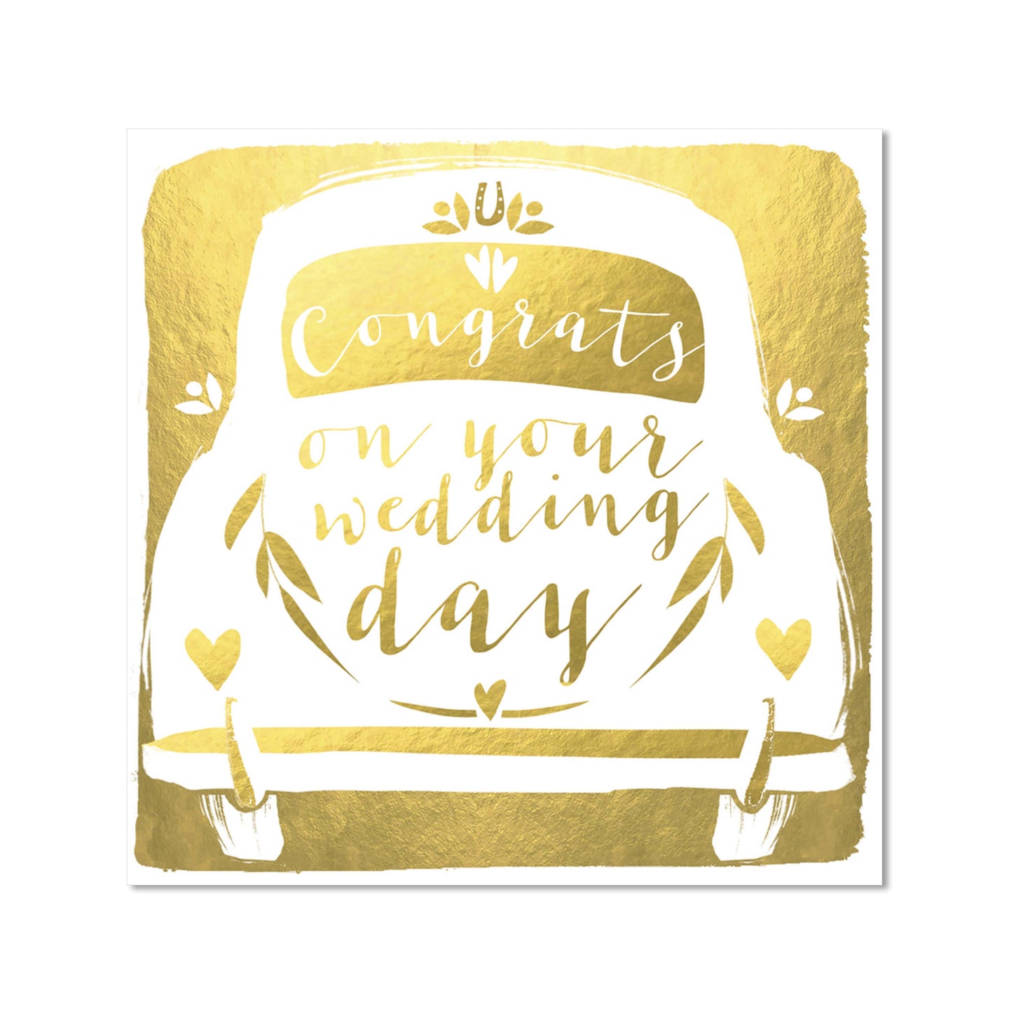 Card - On Your Wedding Day (Foiled Again)